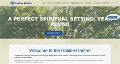 Desktop Screenshot of galileecentre.com