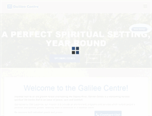 Tablet Screenshot of galileecentre.com